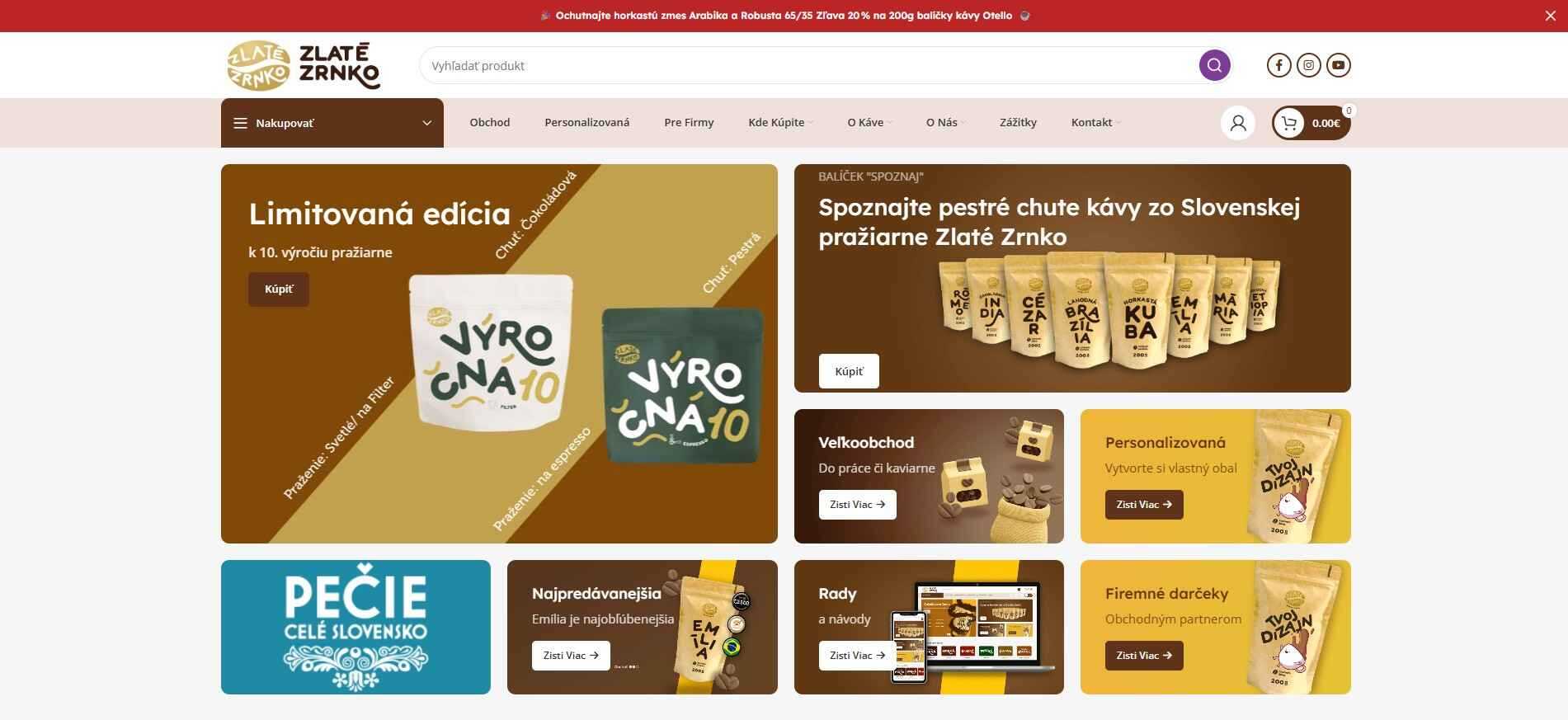 e-shop Zlaté zrnko