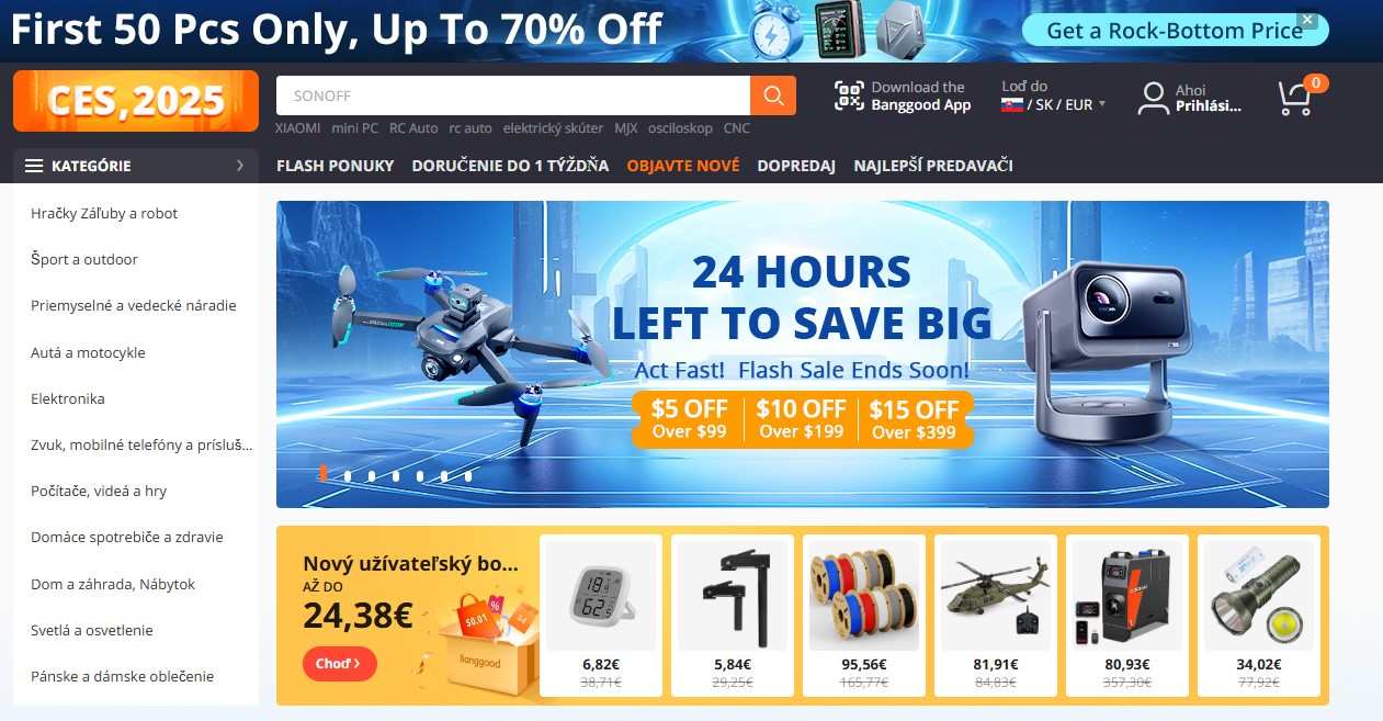 e-shop Banggood