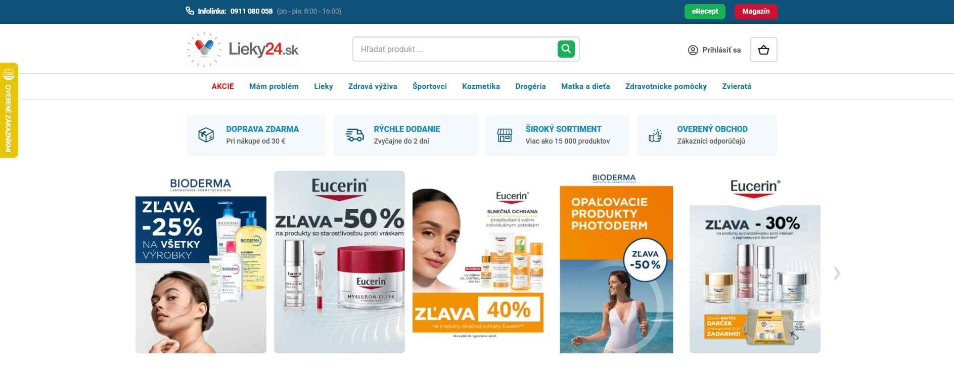 homepage Lieky24  lieky zdravá výživa kozmetika drogéria
