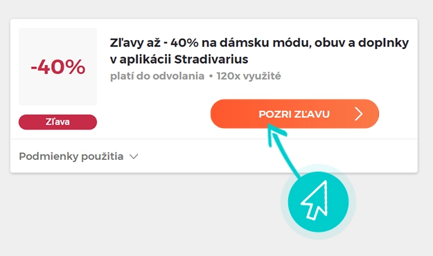 Ako využiť zľavy Stradivarius
