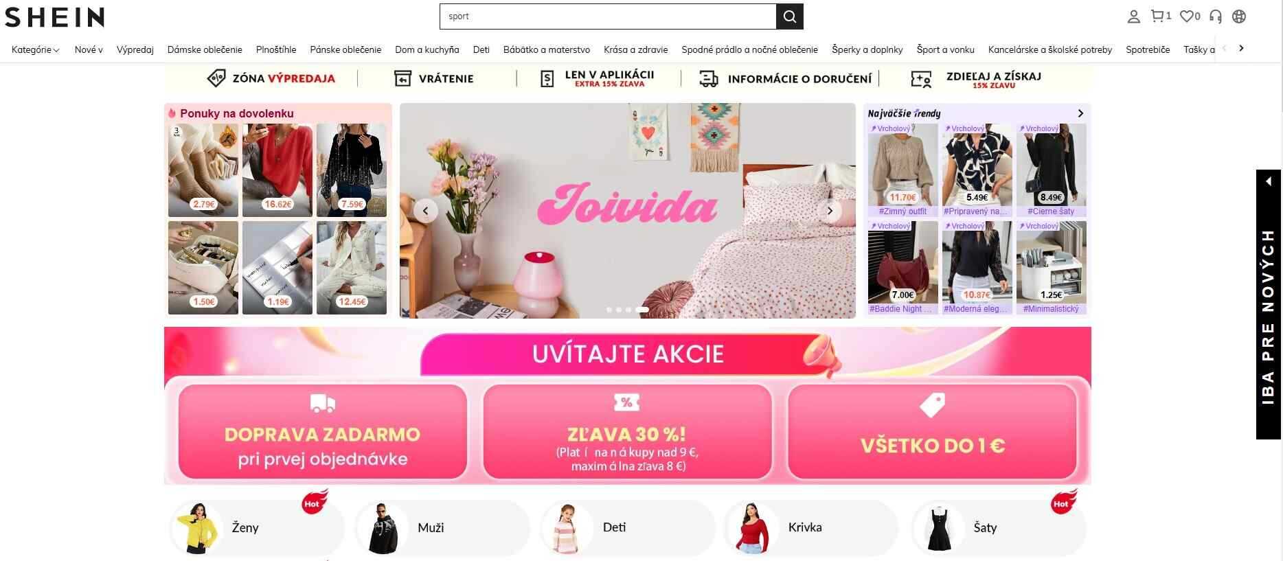 e-shop Shein