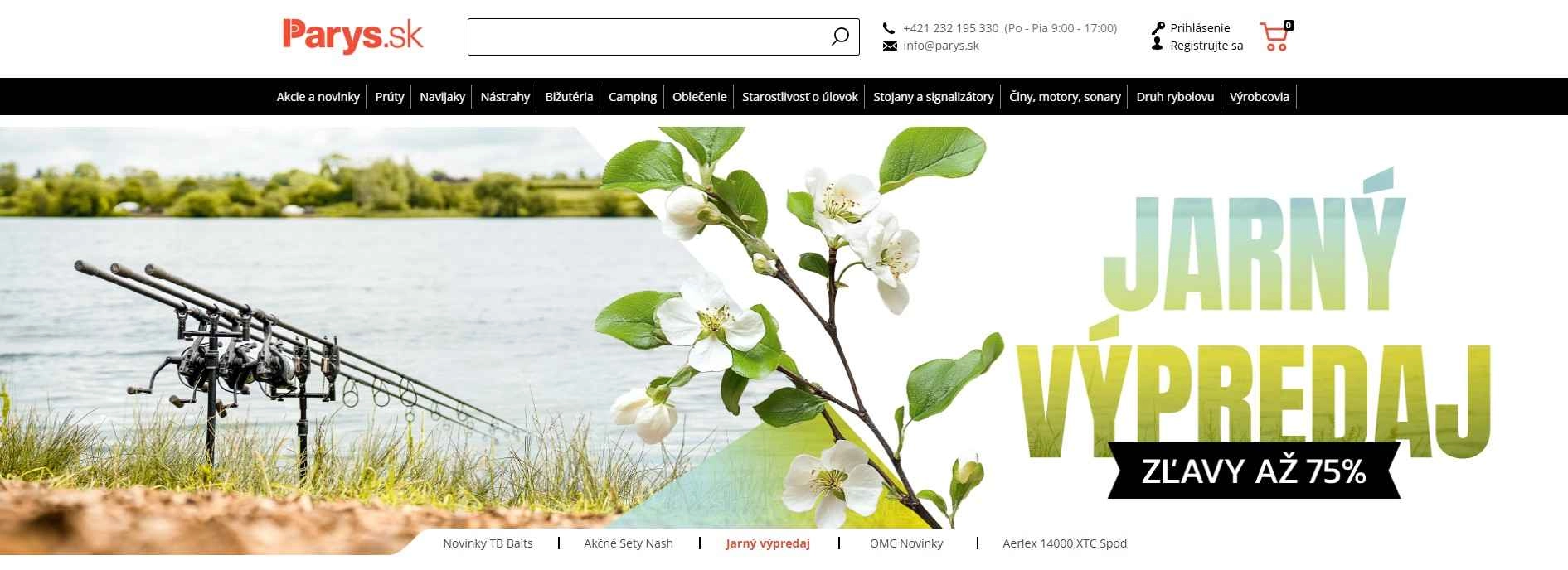 homepage Parys jarný výpredaj