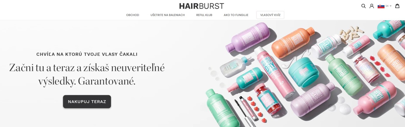 E-shop Hairburst