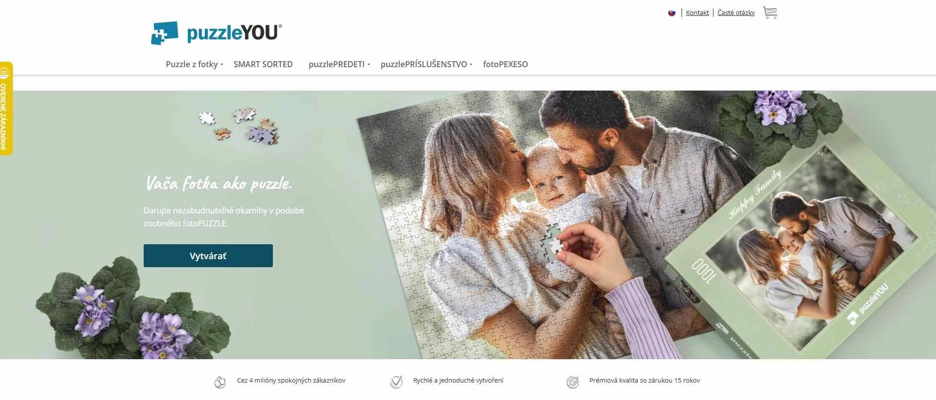 homepage puzzleYOU puzzle z fotky puzzle pre deti príslušenstvo