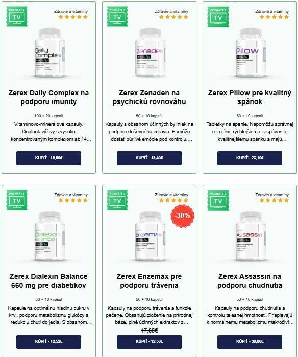 vitamíny a zdravie, e-shop Zerex