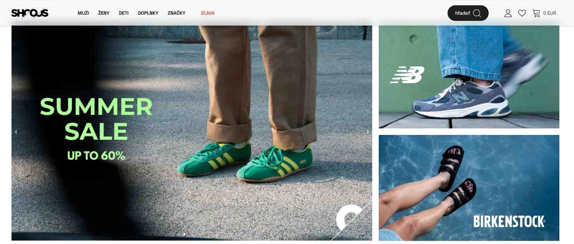homepage Shooos exkluzívne tenisky topánky a oblečenie