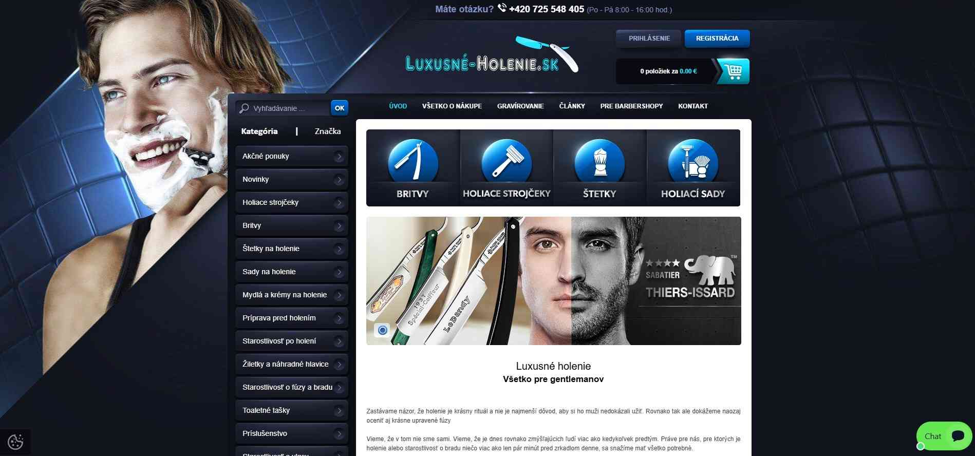 e-shop Luxusné-holenie