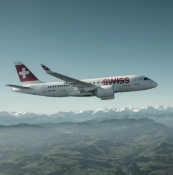 lietadlo s logom leteckej spoločnosti