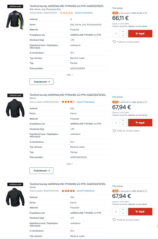 motocyklova bunda z e-shopu Autodoc.
