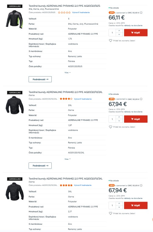 motocyklova bunda z e-shopu Autodoc.