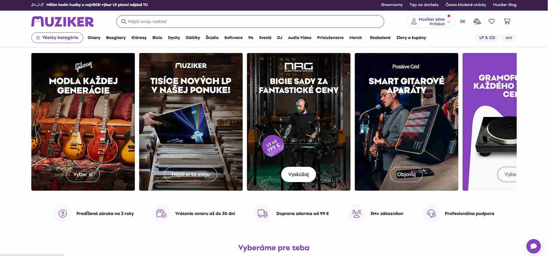 homepage Muziker gitary klávesy svetlá príslušenstvo