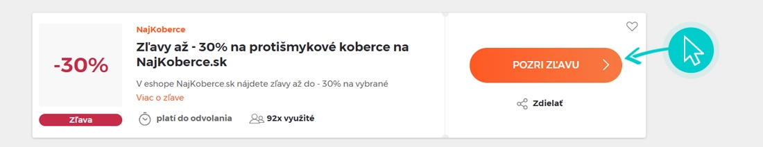 Ako využiť zľavy NajKoberce