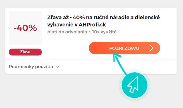 Ako využiť zľavy AHProfi
