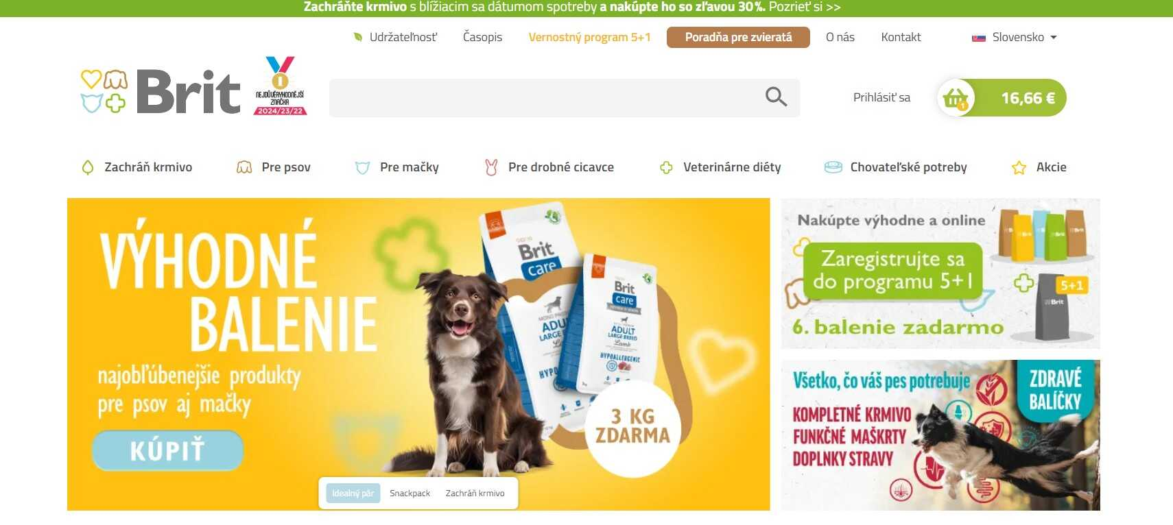 homepage Brit s ponukou výhodných balení