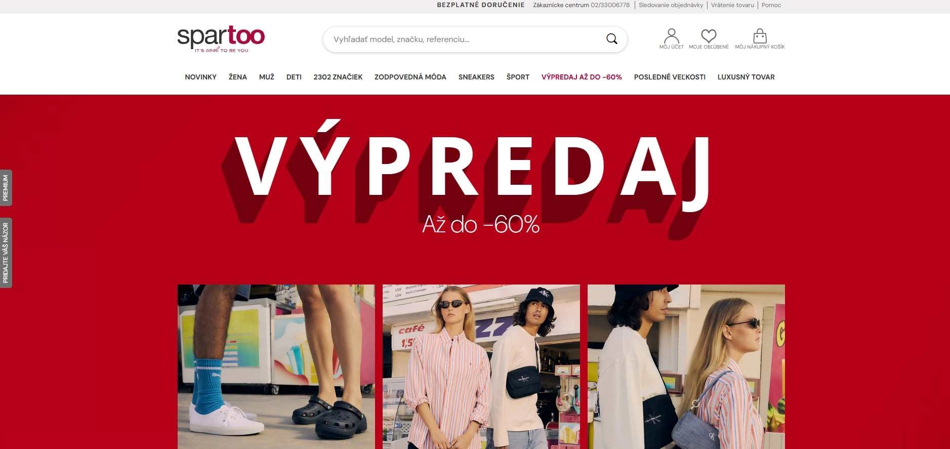 homepage Spartoo výpredaj