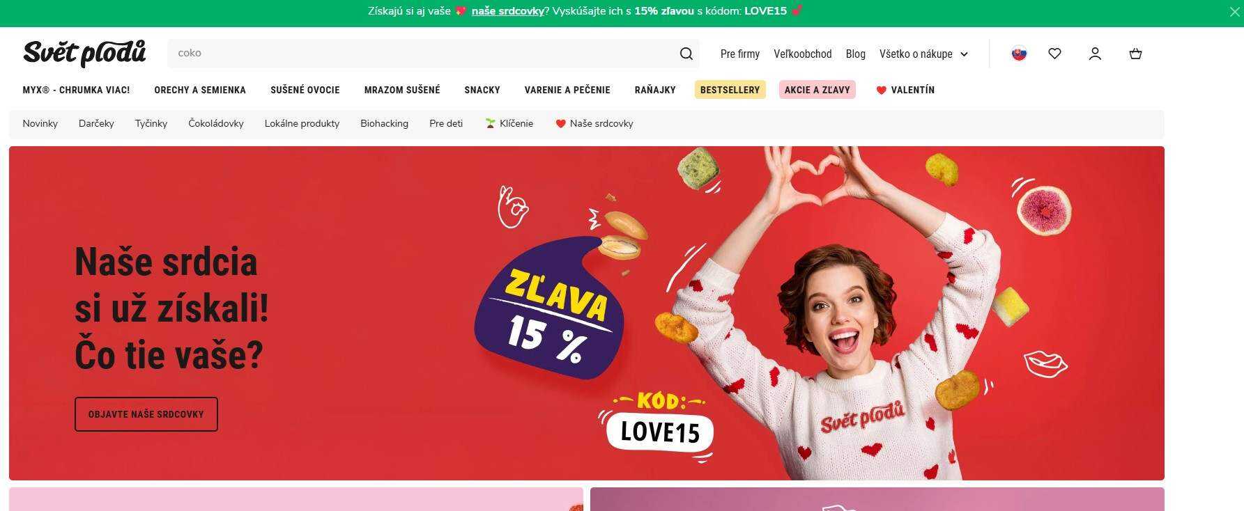 e-shop  Svět plodů