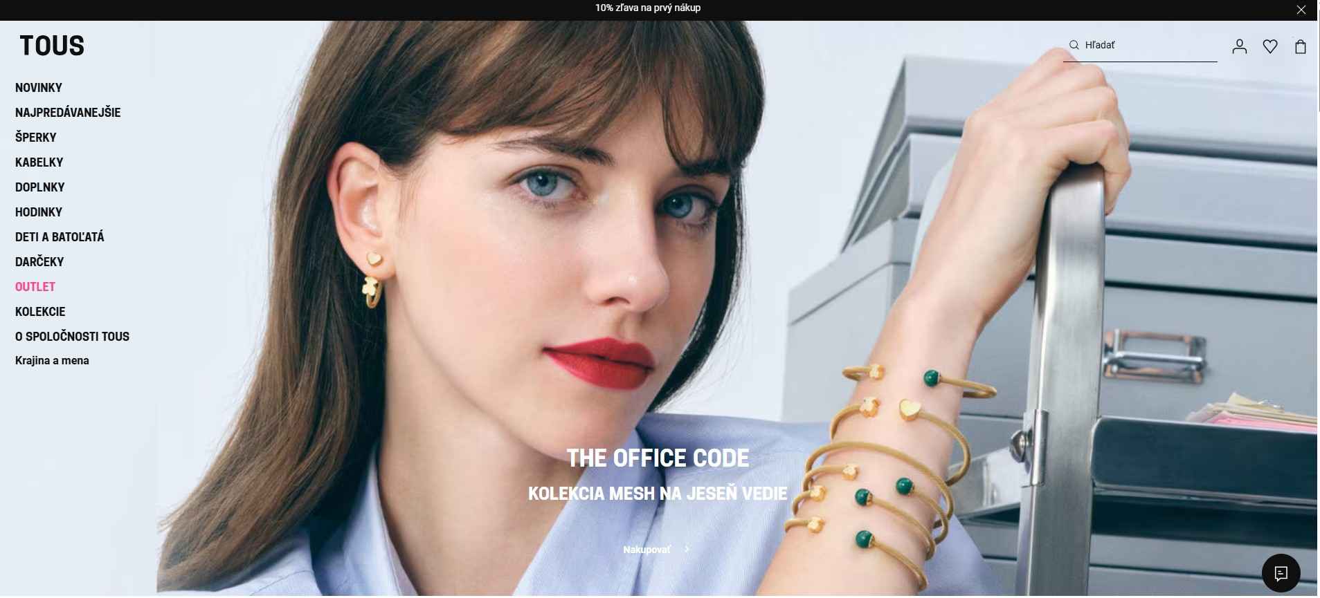 homepage Tous s ponukou šperkov do kancle