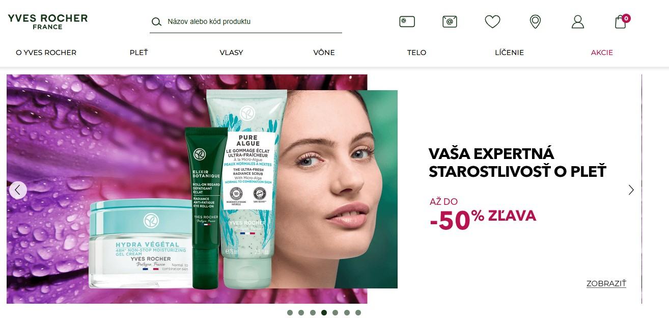 e-shop Yves Rocher