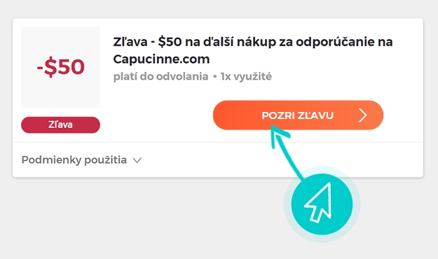 Ako využiť zľavy Capucinne