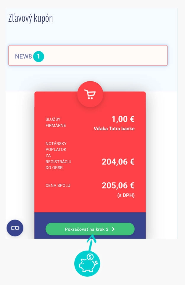 Návod ako uplatniť zľavový kód v košíku e-shopu Firmáreň