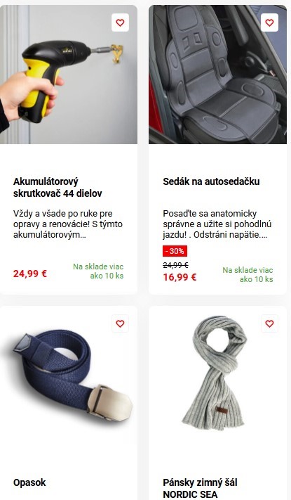 darčeky pre mužov