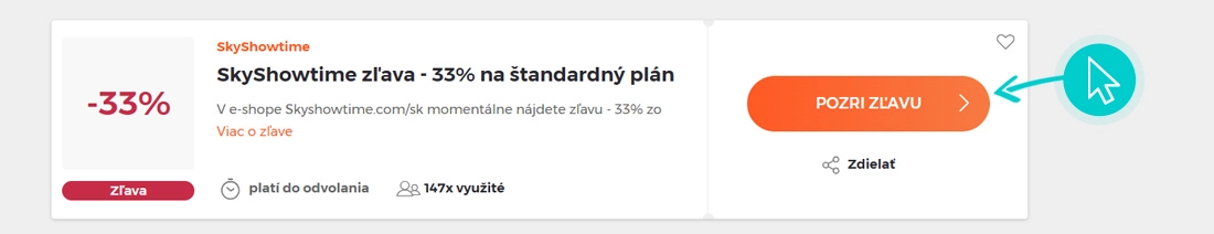 Ako využiť zľavy SkyShowtime