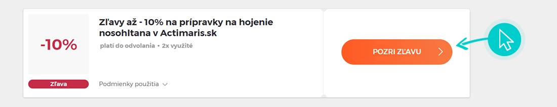 Ako využiť zľavy ActiMaris