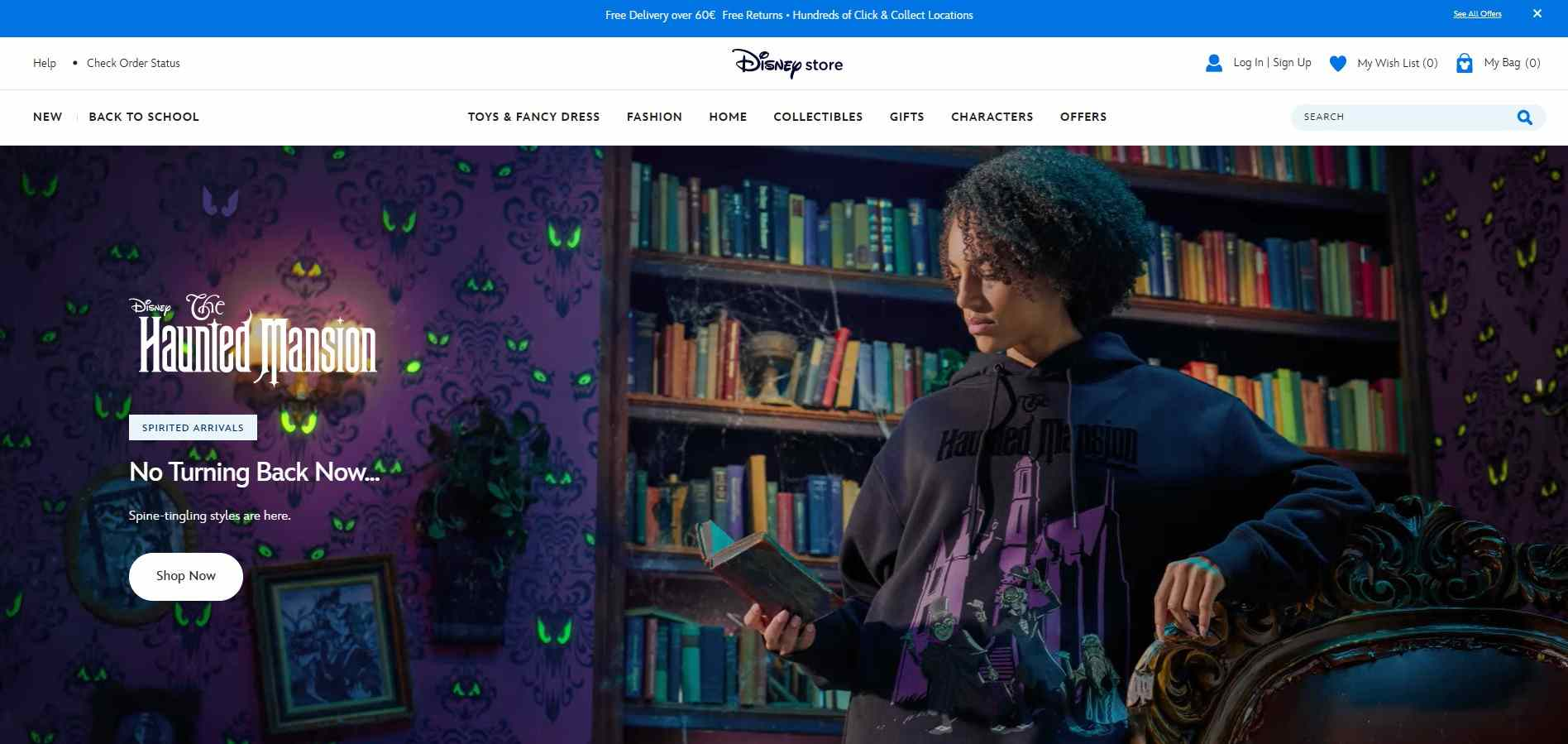 homepage Disney Store Haunted Masion