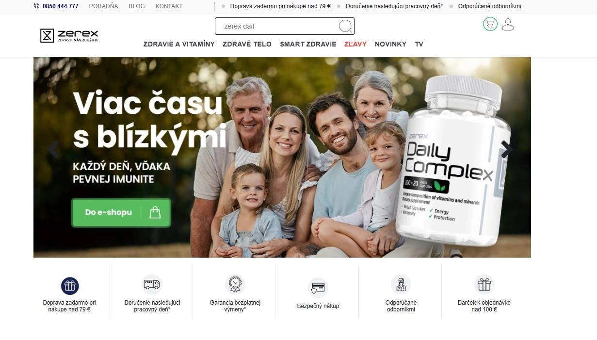 homepage Zerex zdravie a vitamíny zdravé telo