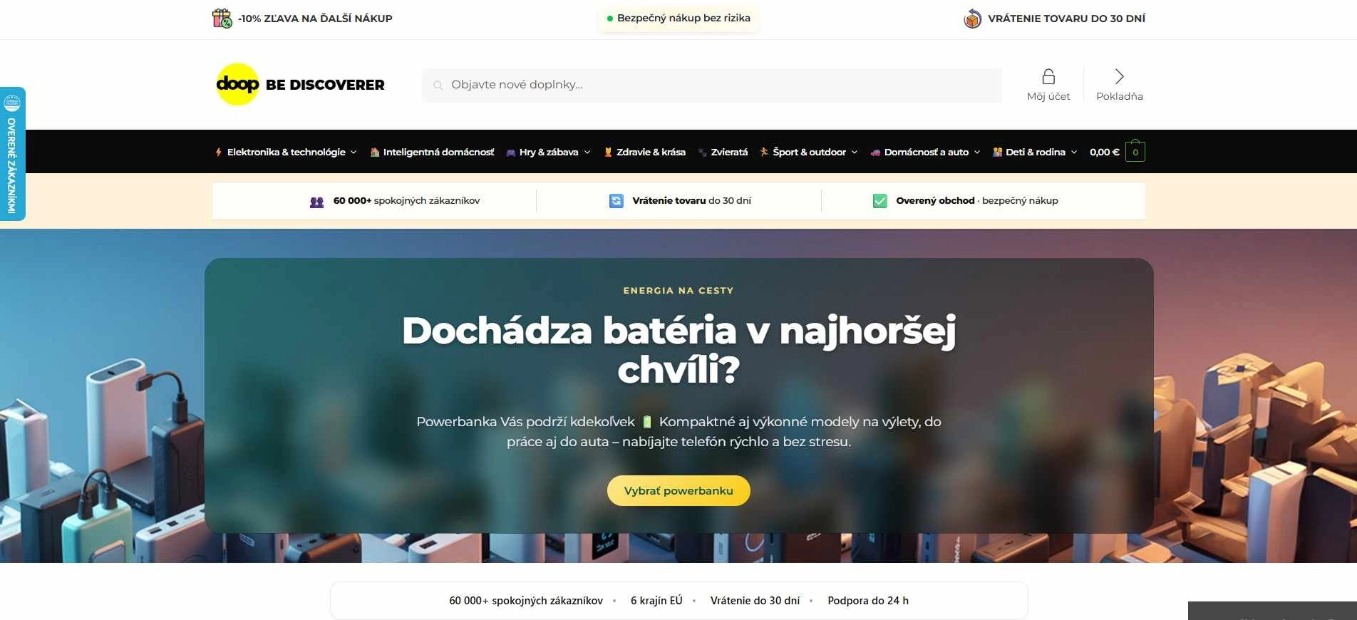 homepage Doopshop doplnky pre smart zariadenia