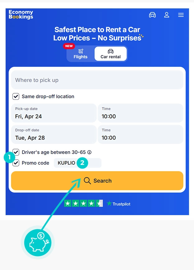 Návod ako uplatniť zľavový kód v košíku e-shopu EconomyBookings