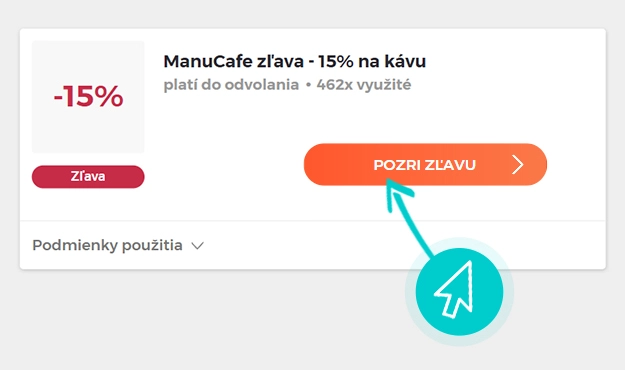 Ako využiť zľavy ManuCafe