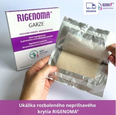 impregnované nepriľnavé krytie