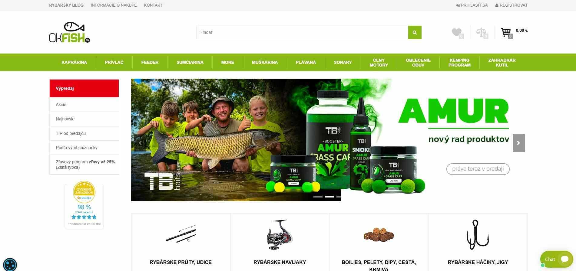 homepage Okfish produkty na rybolov
