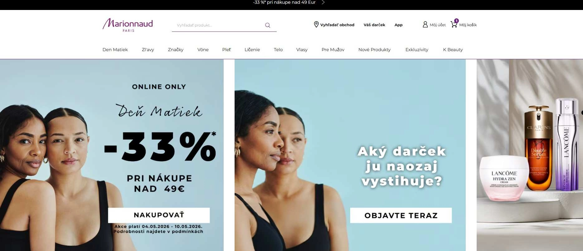 homepage Marionnaud vône pleťová vlasová telová kozmetika