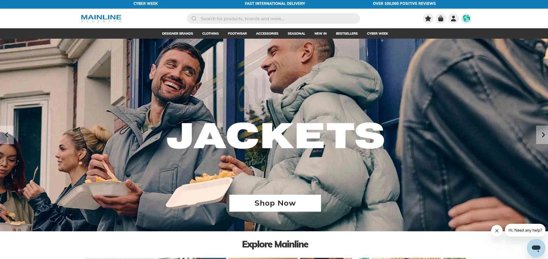 homepage Mainline Menswear pánske oblečenie