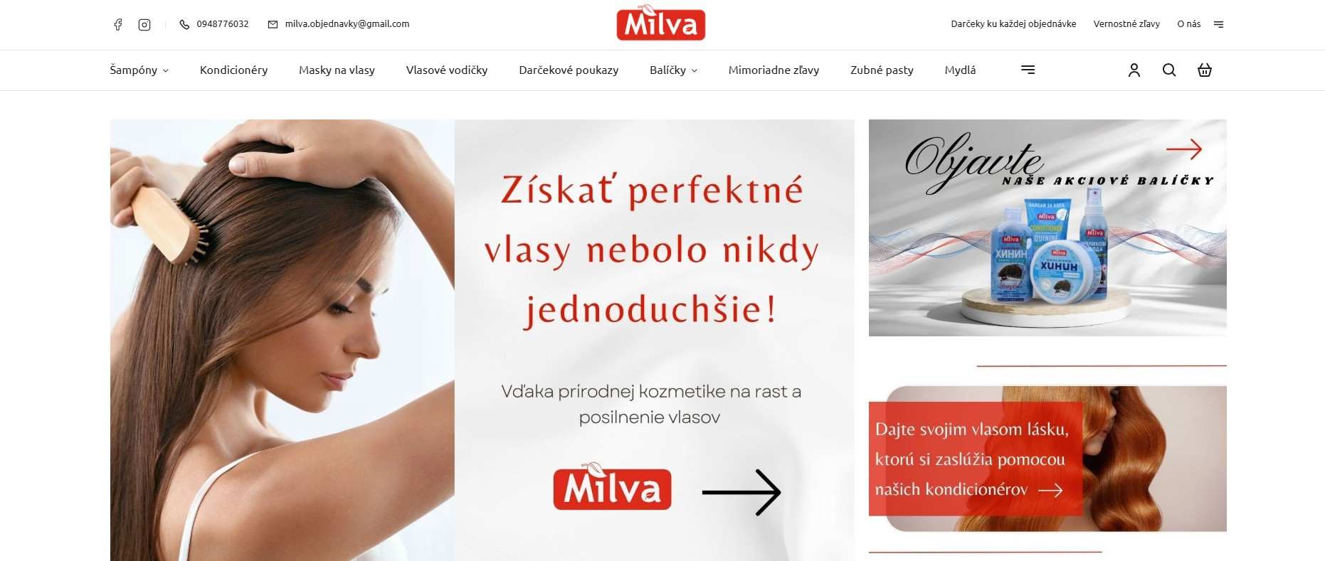 e-shop Milva