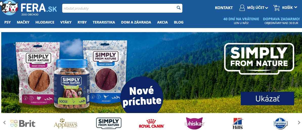 E-shop Fera.