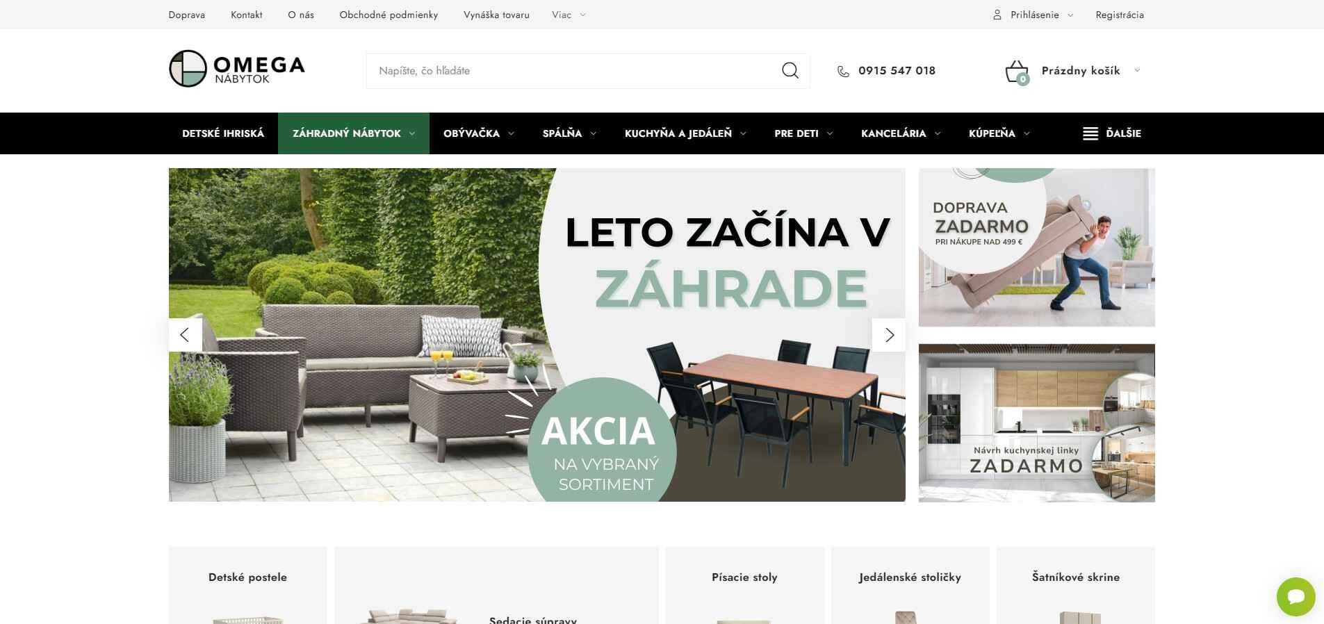 e-shop Omega nábytok