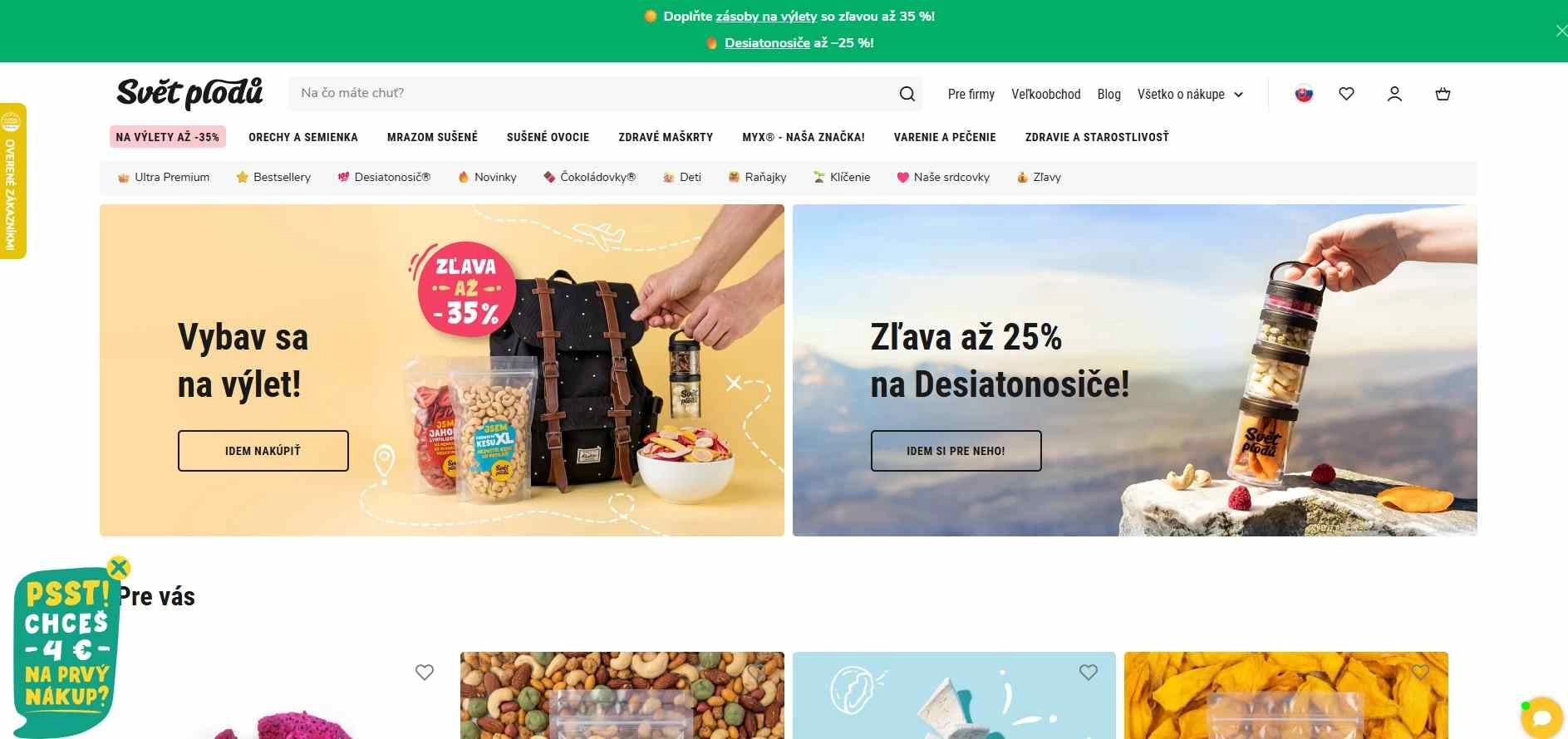 homepage Svět plodů orechy semienka sušené ovocie zdravé maškrty