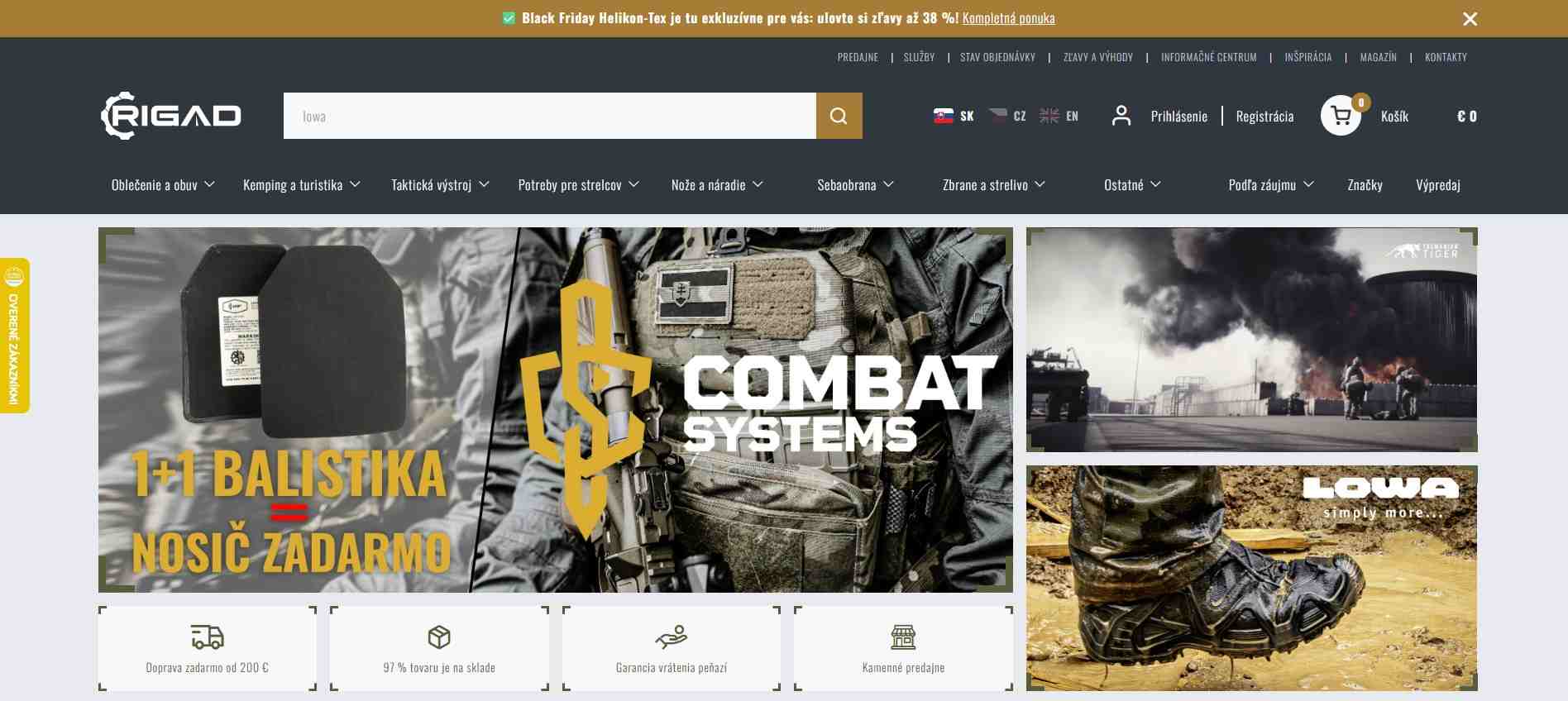 homepage Rigad army oblečenie a obuv kemping taktická výstroj