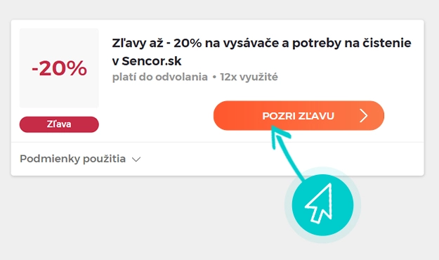 Ako využiť zľavy Sencor