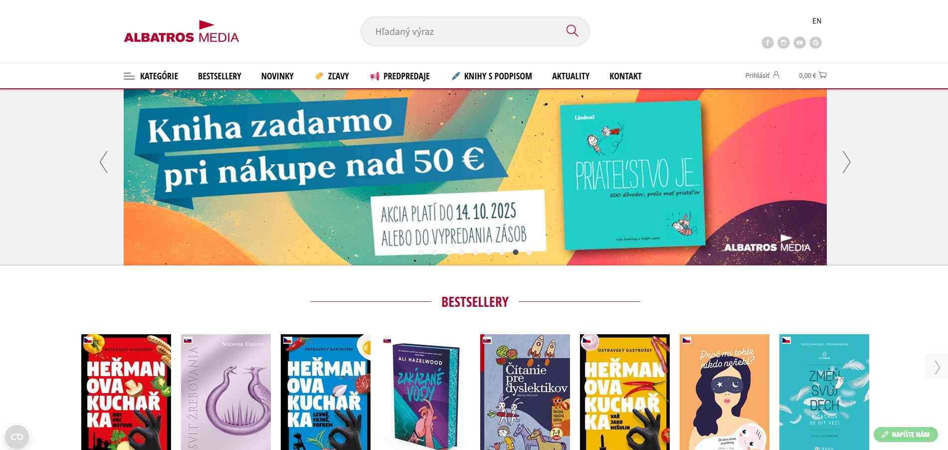 homepage Albatros Media kniha ako darček