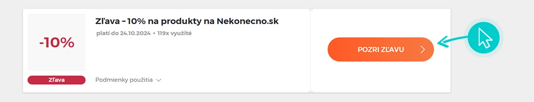 Ako využiť zľavy Nekonečno