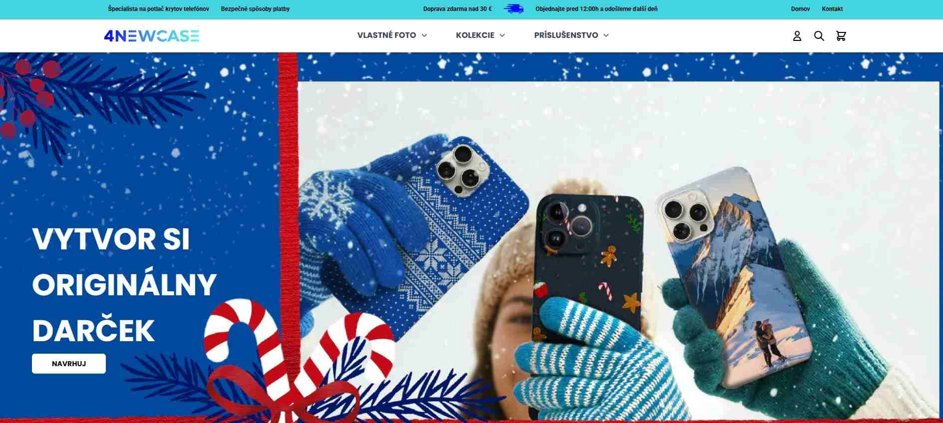 homepage 4NewCase potlač na kryty telefónov