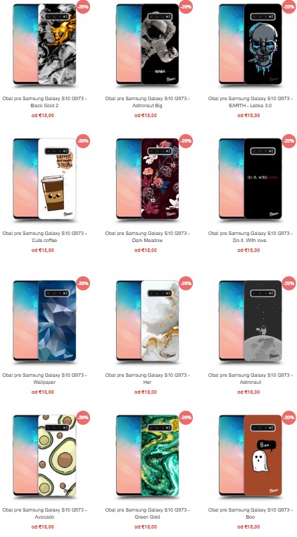 obaly na telefón z e-shopu Picasee