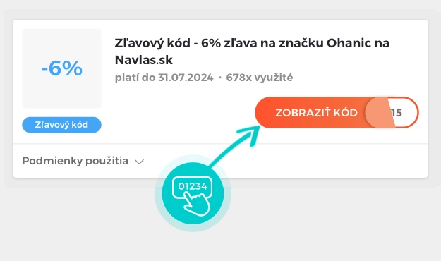 Ukážka zľavového kódu Navlas.sk