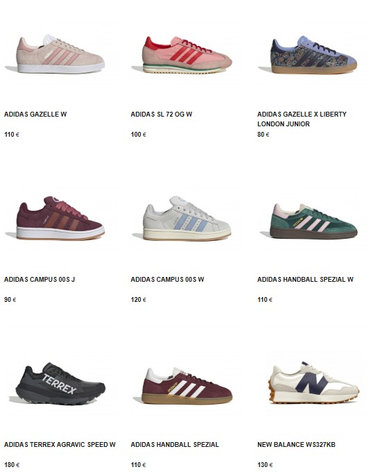 dámske tenisky z e-shopu Shooos