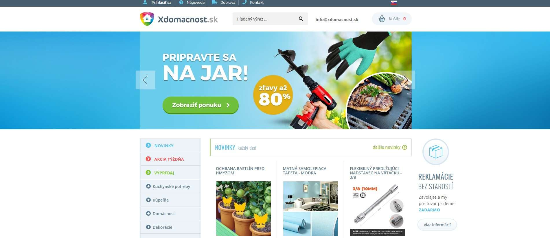 e-shop Xdomacnost