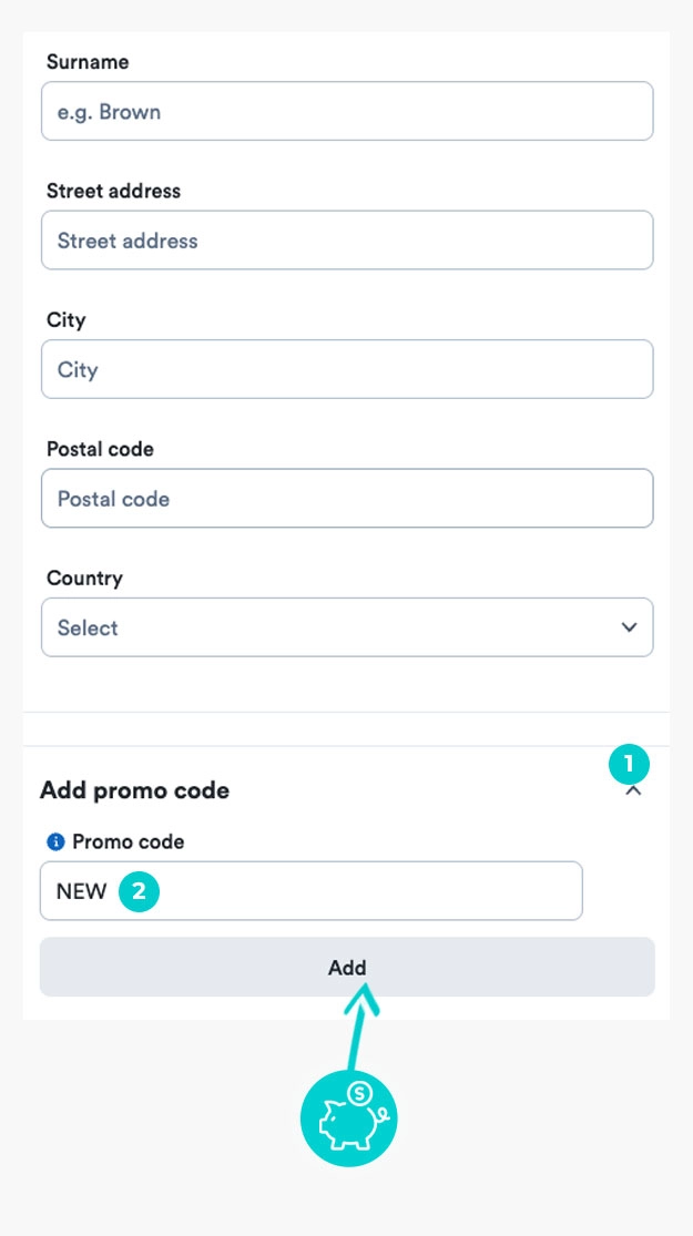 Návod ako uplatniť zľavový kód v košíku e-shopu Kiwi.com